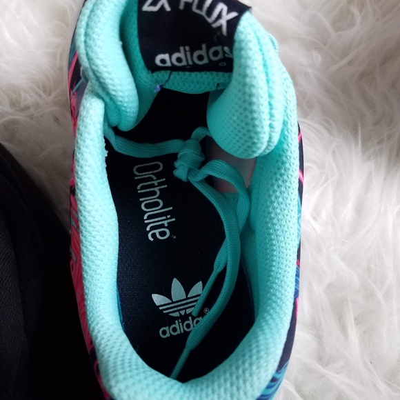 Adidas ZX Flux Torsion Athletic Shoes US 5.5 Pink - Picture 5 of 8